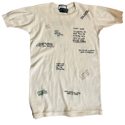 Hand-Embroidered Tee (XL)